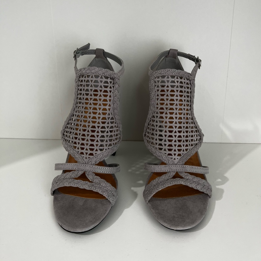 Charlotte Russe Grey block heels
